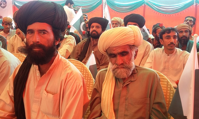 A view of militants who surrendered their weapons to authorities. — Photo by author