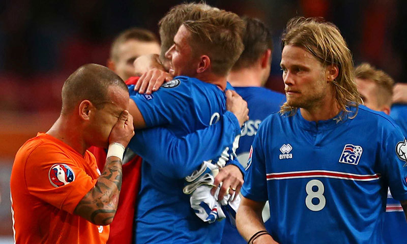 The Dutch though, are facing elimination, having lost twice to an Iceland side that have risen almost 100 places in the FIFA rankings in the last year. &mdash; AFP