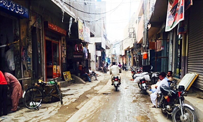 The neighbourhood of Chararh Pind.