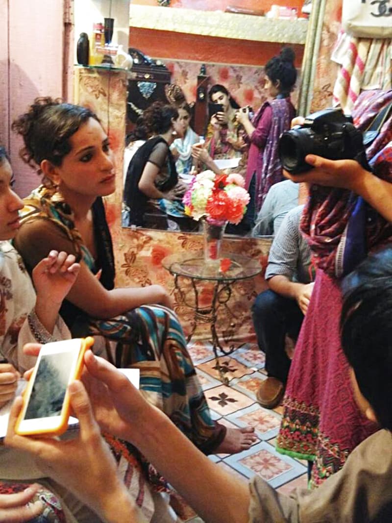 Interviewing Laado and other transgenders.