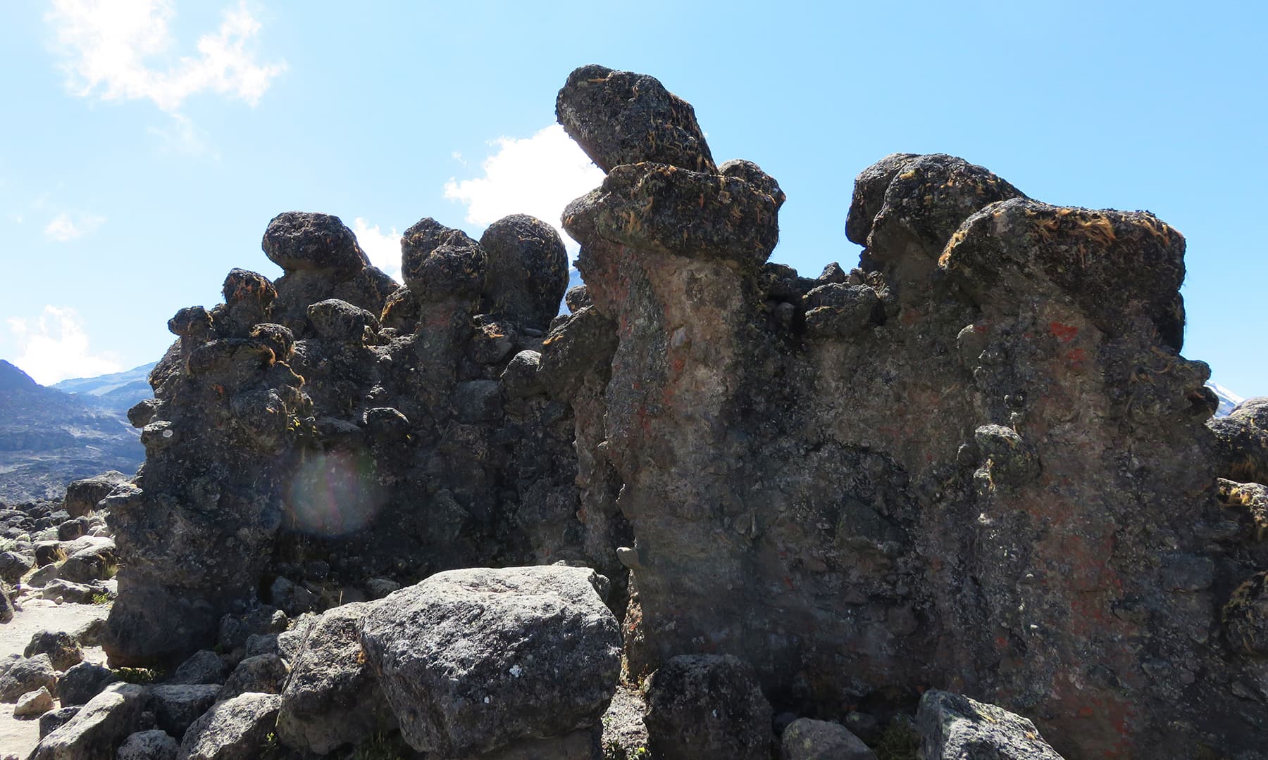 On our way to Lava Tower, the terrain was completely different from the past two days – totally barren with no vegetation.