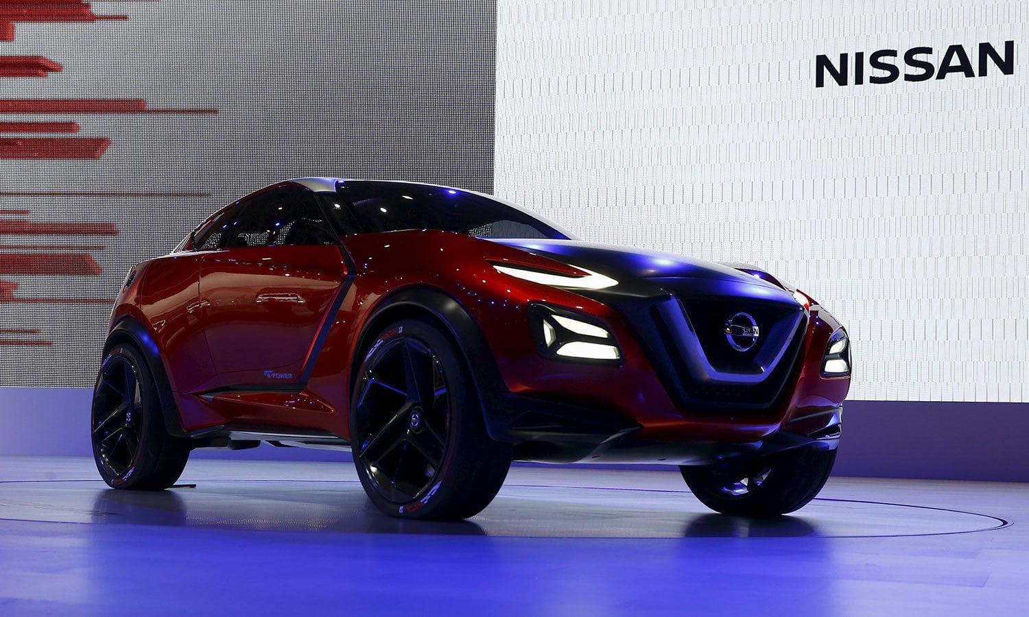 نسان موٹرز کی نئی نسان آئی ڈی ایس کونسپٹ کار۔ فوٹو اے ایف پی