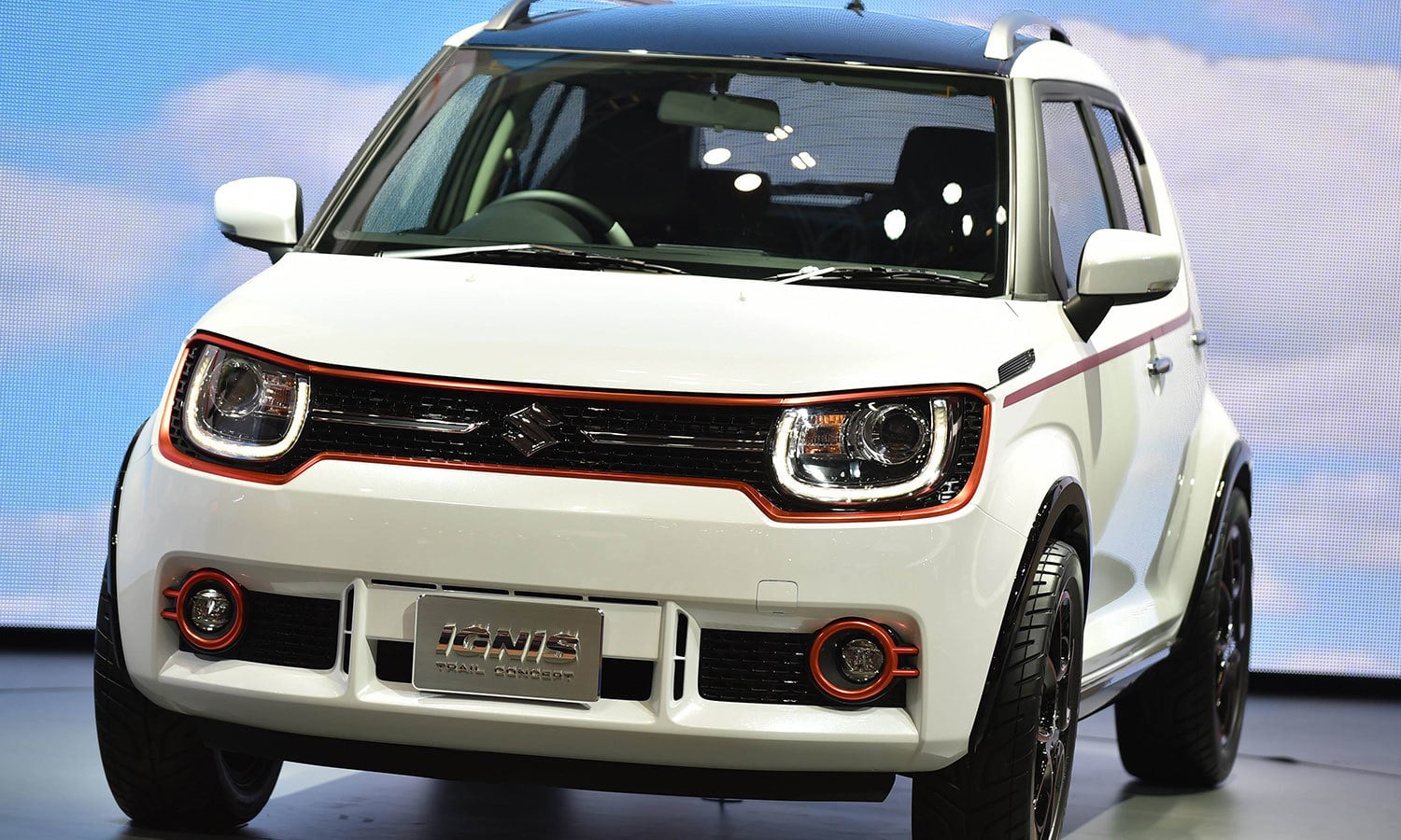 سوزوکی موٹرز کی اگنیز کونسپٹ کار۔ فوٹو اے ایف پی