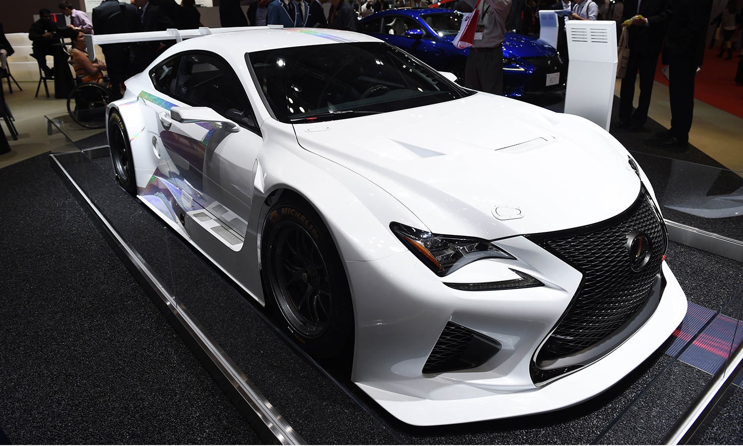 ٹویوٹا موٹرز کی نئی لیکسز آر سی  ایف جی ٹی-3 کونسپٹ ایس پی ای سی۔ فوٹو اے ایف پی