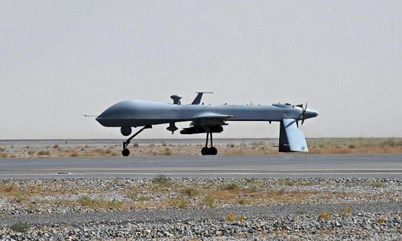 The drone targeted a hide out of the militants and killed four while injuring two. -AFP/File