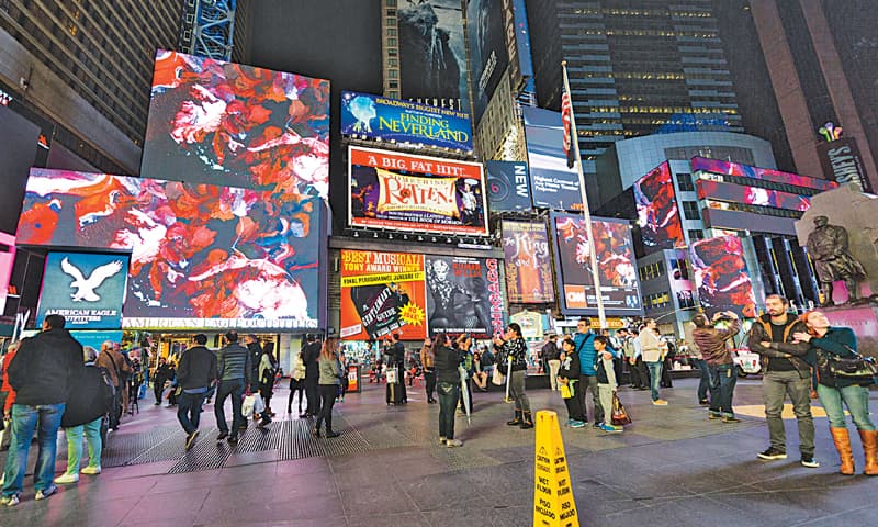 Gopi-Contagion, Times Squre, New York