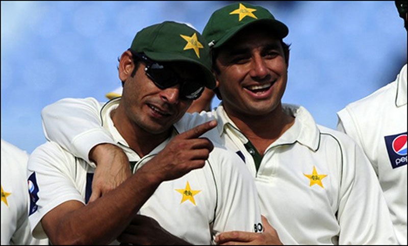 Spinning twins: Rehman and Ajmal.