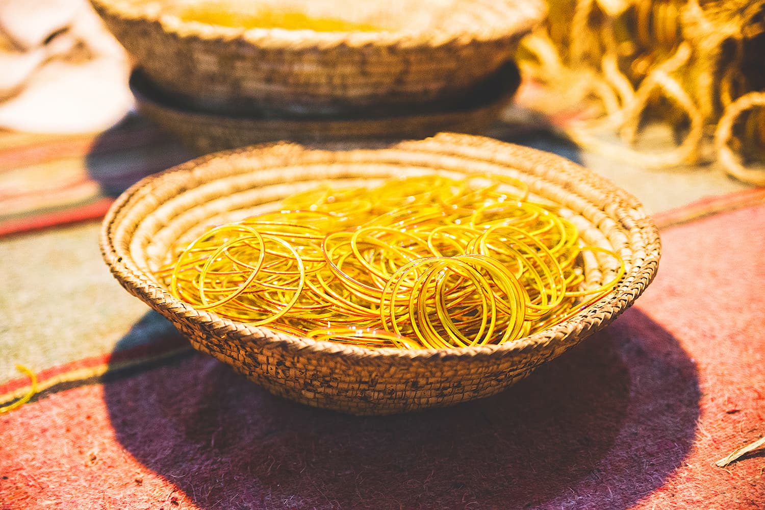 Finished bangles after meena kaari.