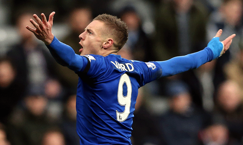 “Leicester is buzzing, and all because of Jamie Vardy and his records.” — AP/File