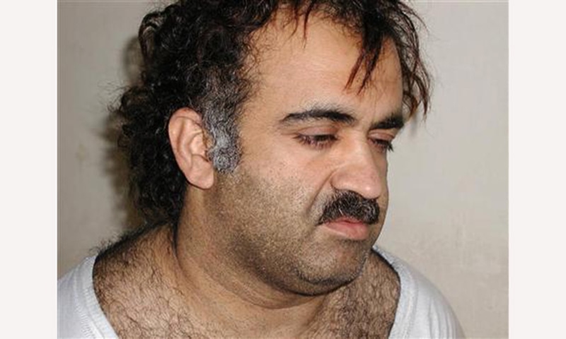 Khalid Sheikh Mohammed seen shortly after his arrest in 2003. — Reuters