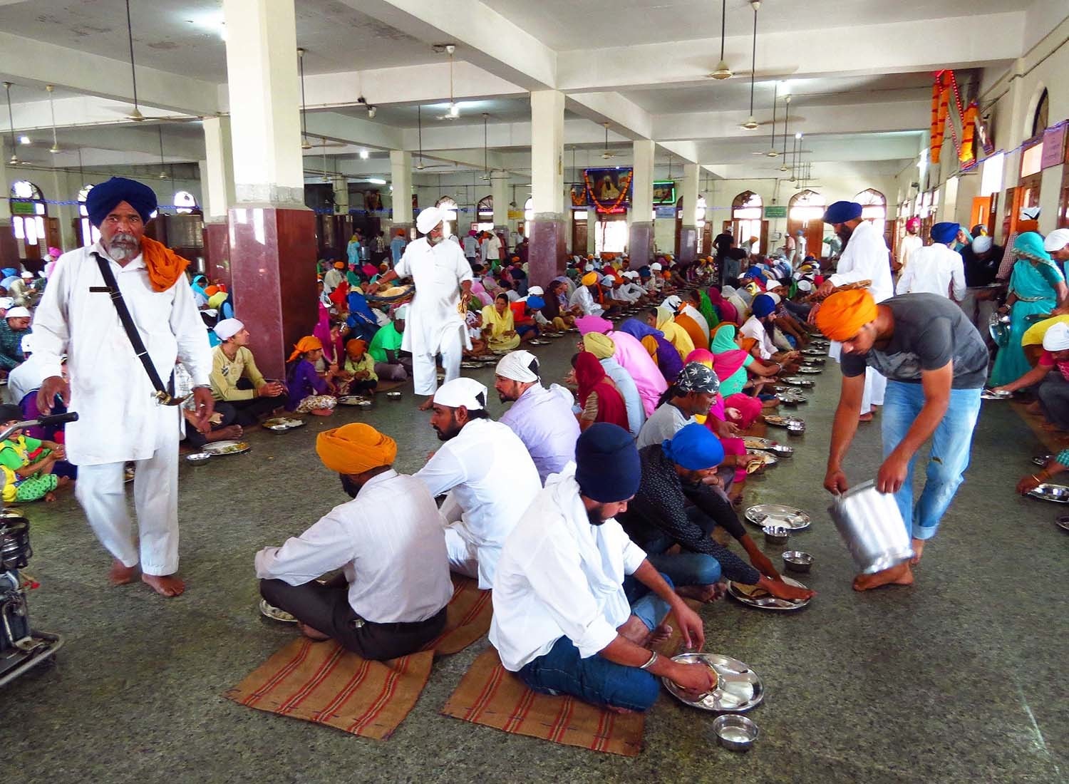 Dining Hall, Golden Temple, Amritsar.