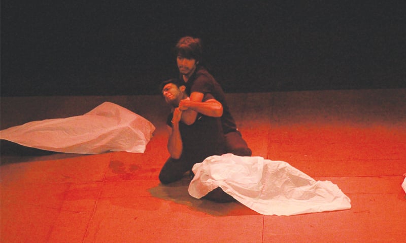 A scene from the play