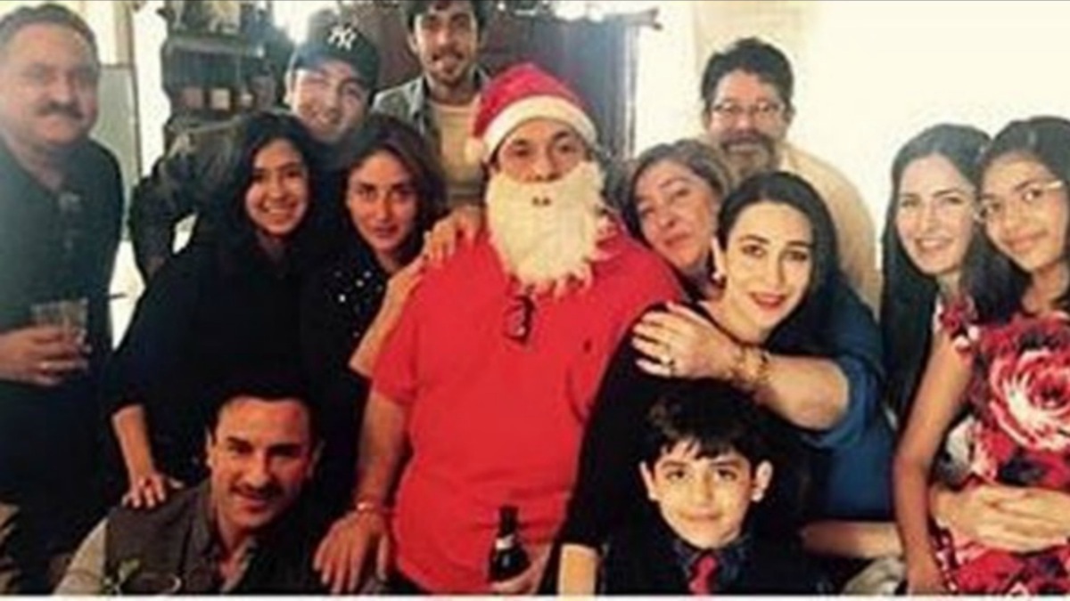 Katrina looks comfy with the Kapoor clan in this Xmas party photo – Photo courtesy Filmfare