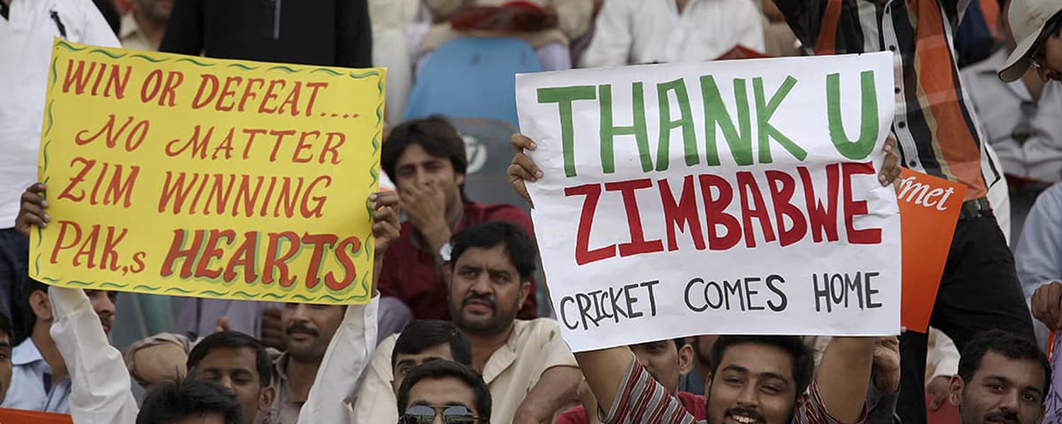 Pakistan played major internationals on their own soil for the first time in six years, when Zimbabwe toured the country for two T20 and three ODIs in May 2015. — AP/File