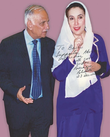 Bashir Riaz with BB -Photo by the writer