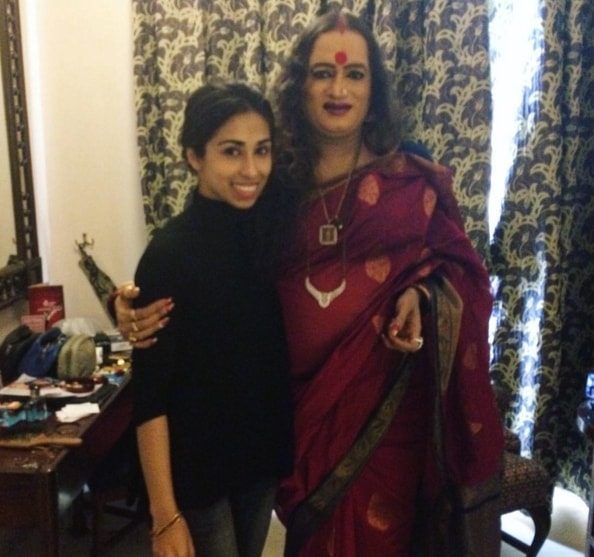 Hamna Zubair with Laxmi Tripathi. Photo: Dawn