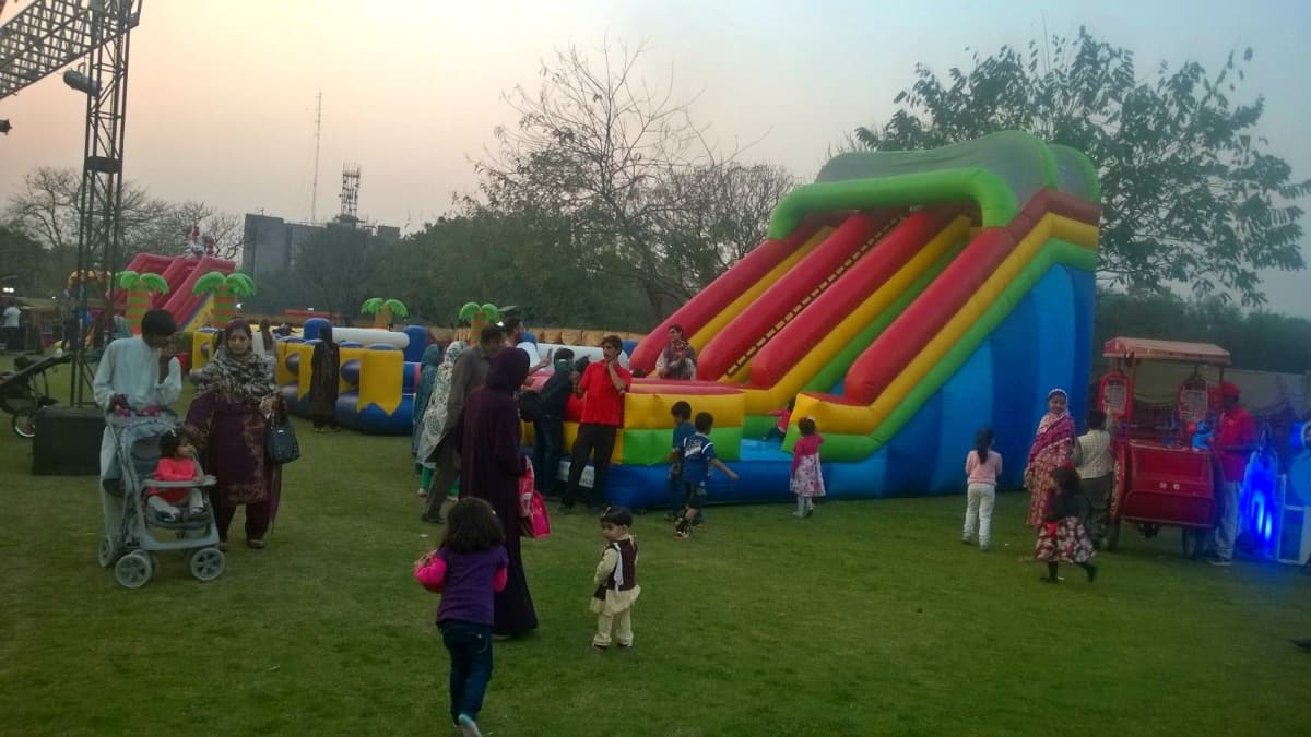 Jillani Park was spacious, beautifully done up and ideal for Lahore's first food fest