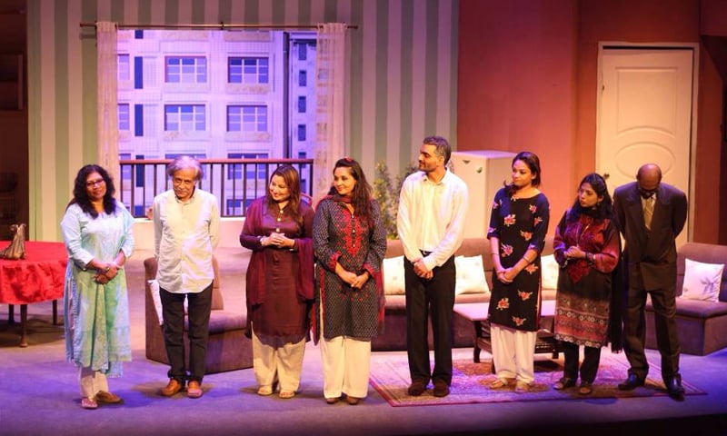 کھیل کی ہدایات خالد احمد نے دیں اور مرکزی سے لے کر معاون اداکاروں تک پوری ٹیم نے زبردست کام کیا۔ &mdash; فوٹو بشکریہ ناپا۔