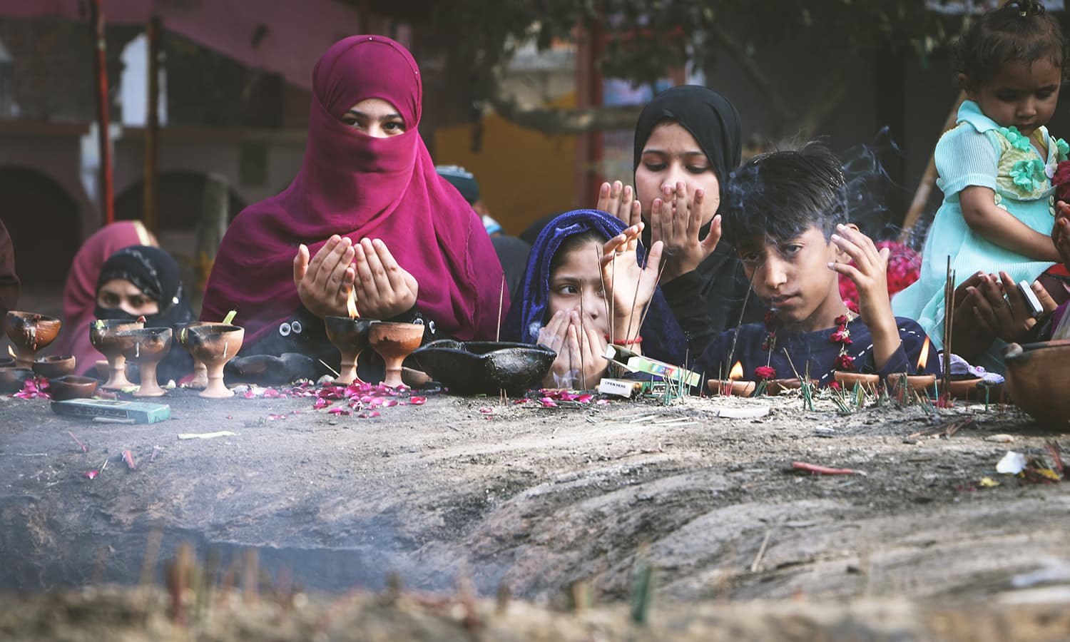 People from all ages participate in this annual gathering.