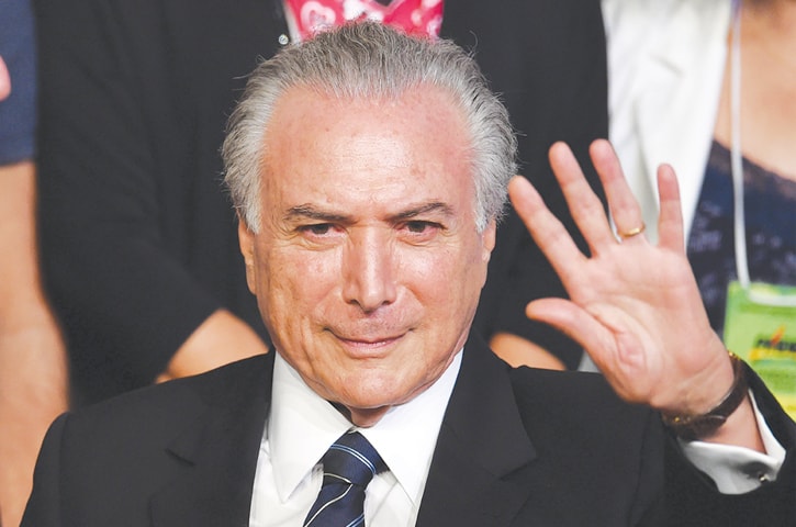 BRAZIL&rsquo;S Vice President Michel Temer.&mdash;AFP