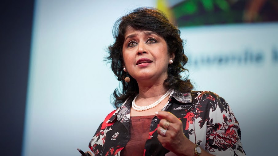 Ameenah is the first woman elected President of the country —Photo courtesy: Gurib-Fakim's Twitter account