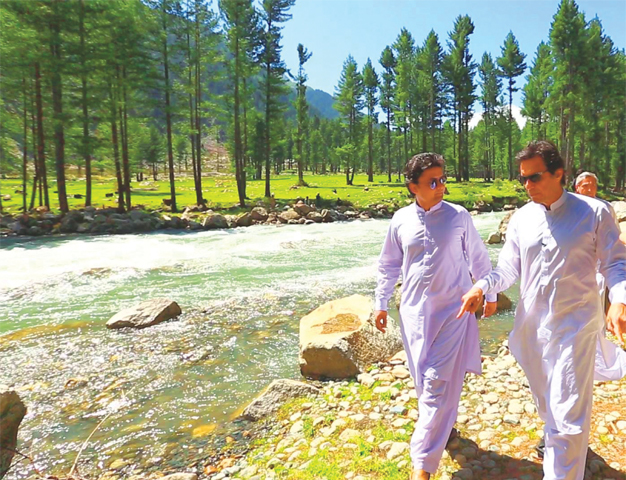 Imran Khan visiting the unspoilt Kumrat Valley in Upper Dir