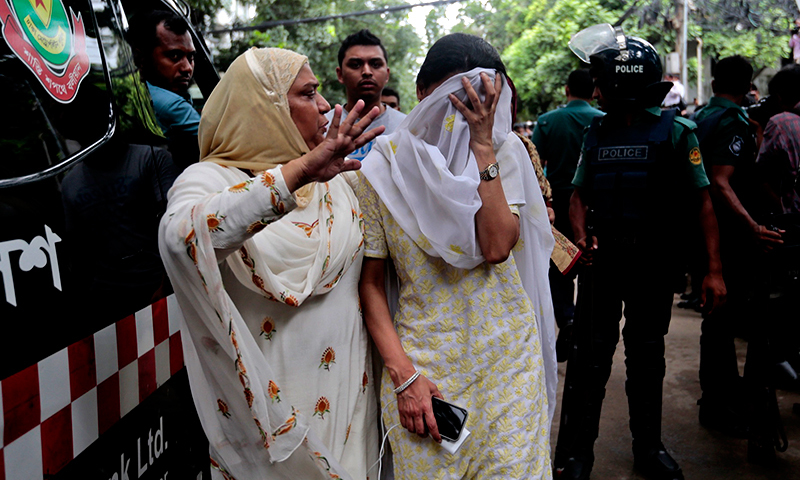 “They (gunmen) did not behave rough with the Bangladesh nationals. Rather they provided night meals for all Bangladeshis.” — AP