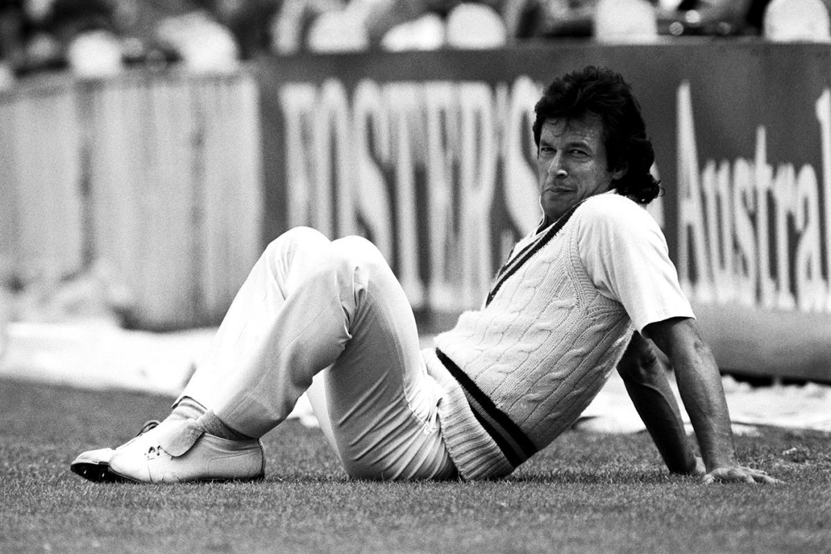 عمران خان اپنی نوجوانی کے دور میں—۔فوٹو بشکریہ S&G and Barratts/EMPICS Sport