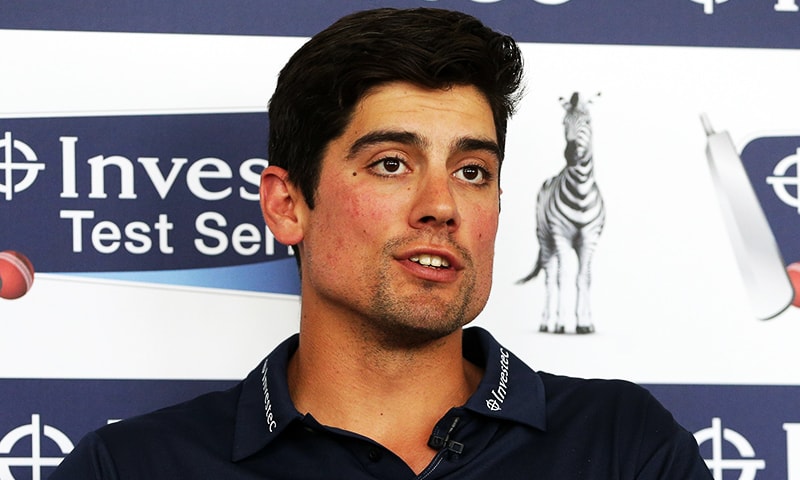 England's captain Alastair Cook answers questions from the media during a press conference at Lord's cricket ground in London. — AFP/File