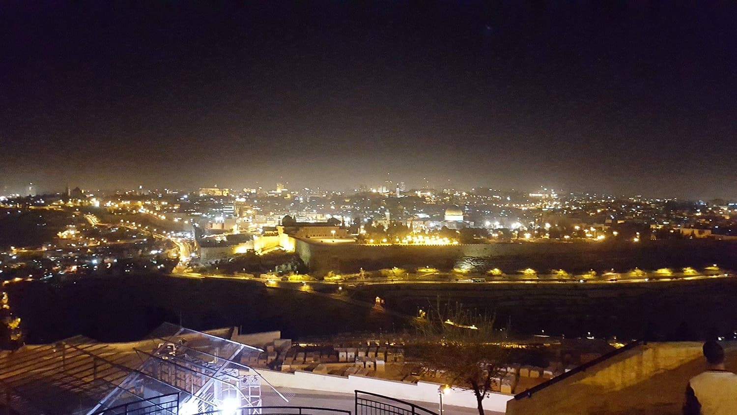 A view of Jerusalem from the Mount of Olives.