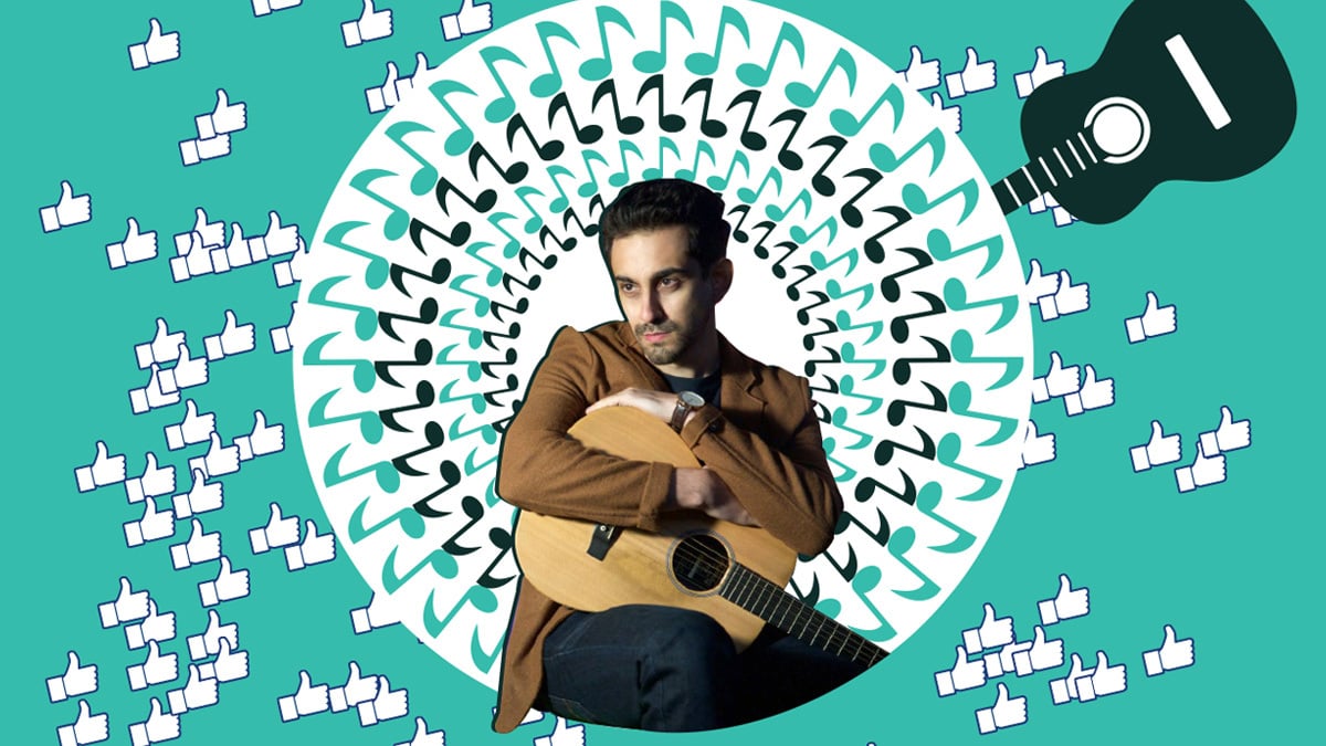 Singer Bilal Khan got a firsthand taste of the power of social media when the online release of his debut single 'Bachana' in 2009 made him an overnight sensation  - Illustration by the author