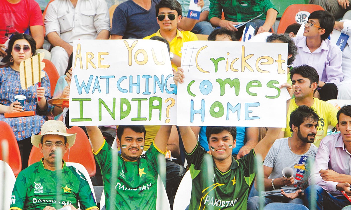 Pakistan cricket supporters at Gaddafi Stadium, Lahore, in May 2015 | Arif Ali, White Star