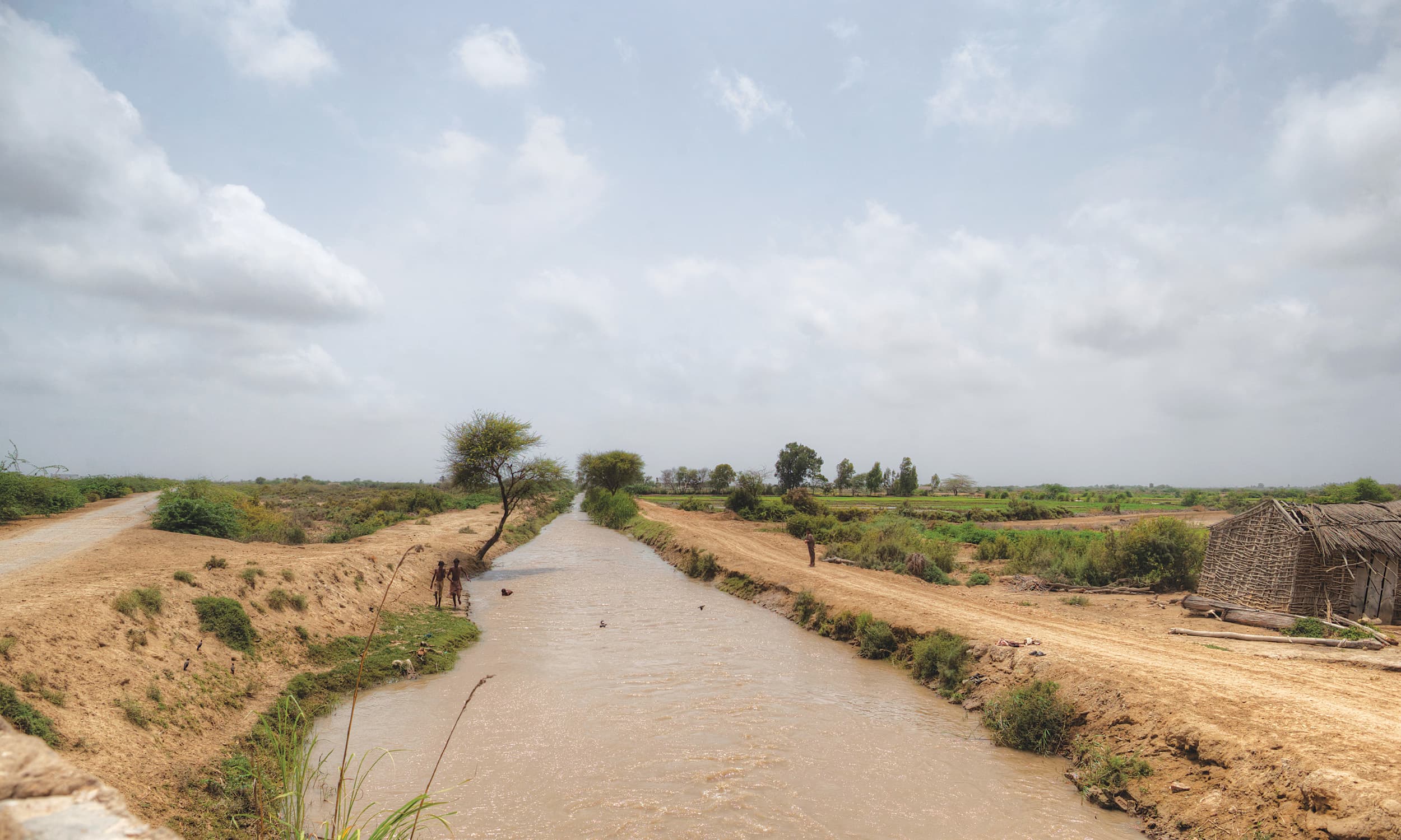 The view from a bridge a few kilometres from Gharo, Sindh | Kohi Marri