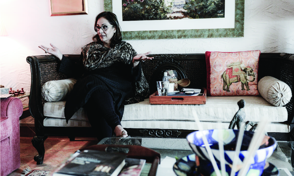 Tina Sani at her residence | Tahir Jamal, White Star