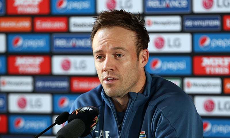South Africa captain AB de Villiers speaks during a press conference. &mdash; AFP/File