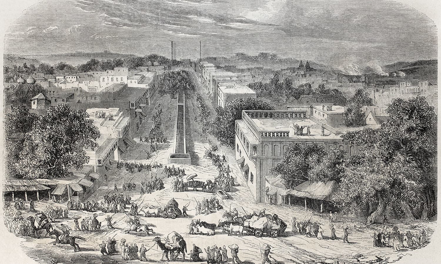 چاندنی چوک کا ایک تصوراتی منظر &mdash; کریٹیو کامنز فوٹو