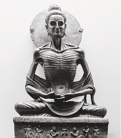 The Fasting Buddha at the Lahore Museum is said to date back to the Gandhara period and is one of the many Buddha relics and sites in the country which the Lankan delegation visited.