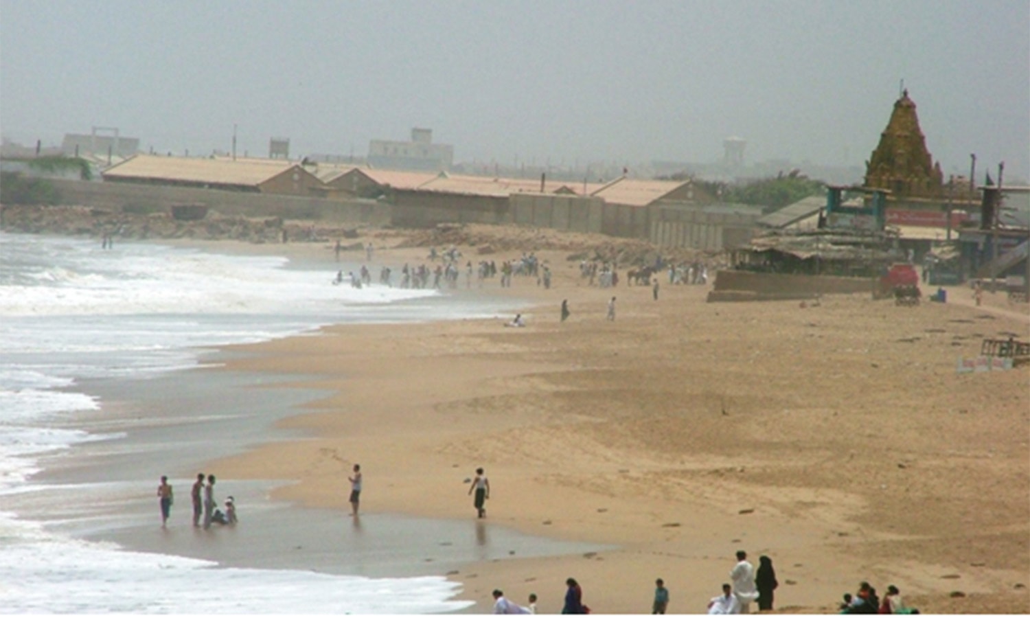 The Manora Beach. An ancient Hindu temple stands here as well.