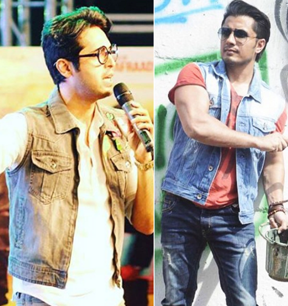 These two good looking actors even have the arms to flaunt in their sleeveless denim. Photo: Instagram