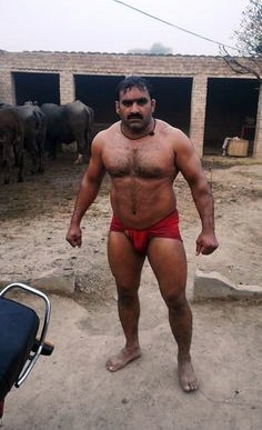 The disgruntled journalist in the swimming pool area at Abid Sher’s house.