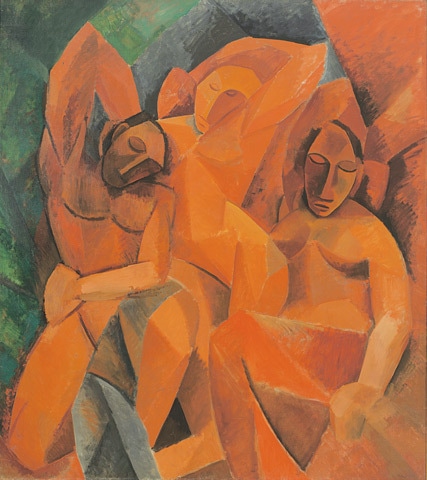 Pablo Picasso (1881-1973), ‘Trois femmes’ 1908 via Hermitage Museum, St Petersburg