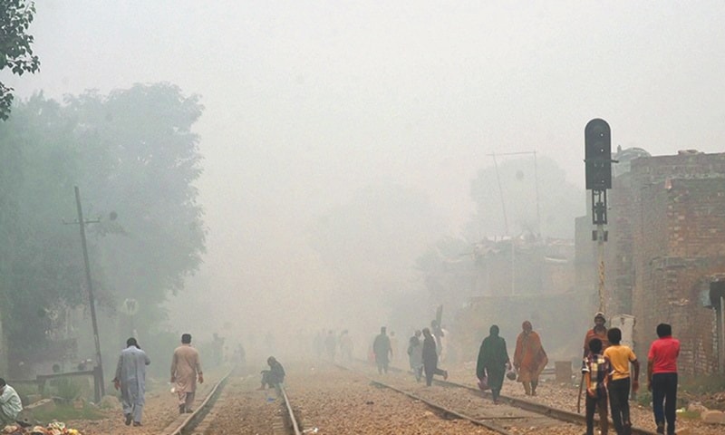 Smog in Lahore -File photo