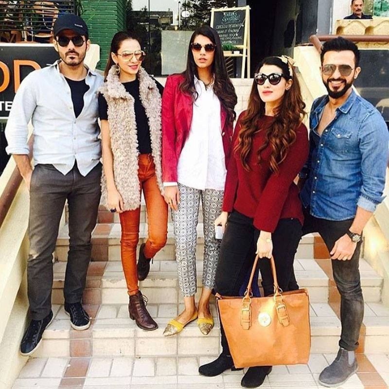 The cast of Dobara Phir Se promoting their upcoming film in Islamabad