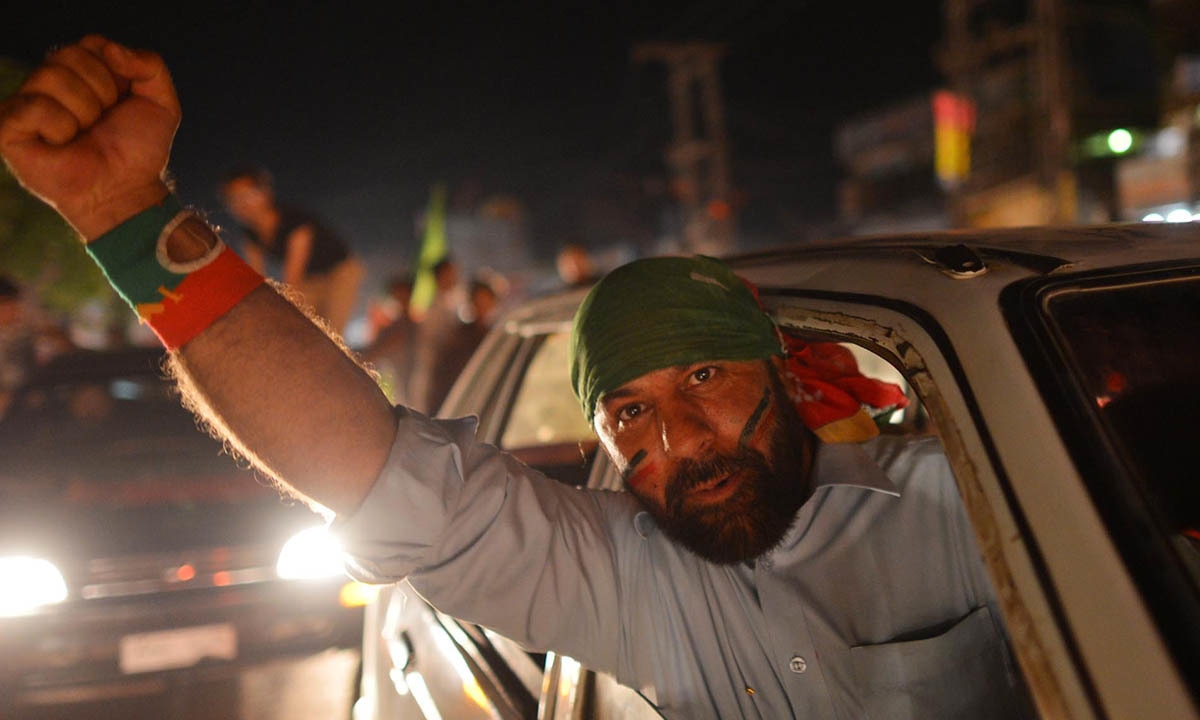 A PTI supporter at a rally in Karachi on May 20, 2013 | Shahbaz Butt, White Star