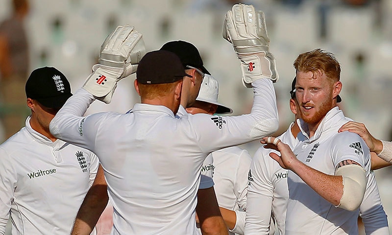 بین اسٹوکس اس اننگز میں 29 رنز بنا کر آؤٹ ہوئے تھے۔ فوٹو رائٹرز