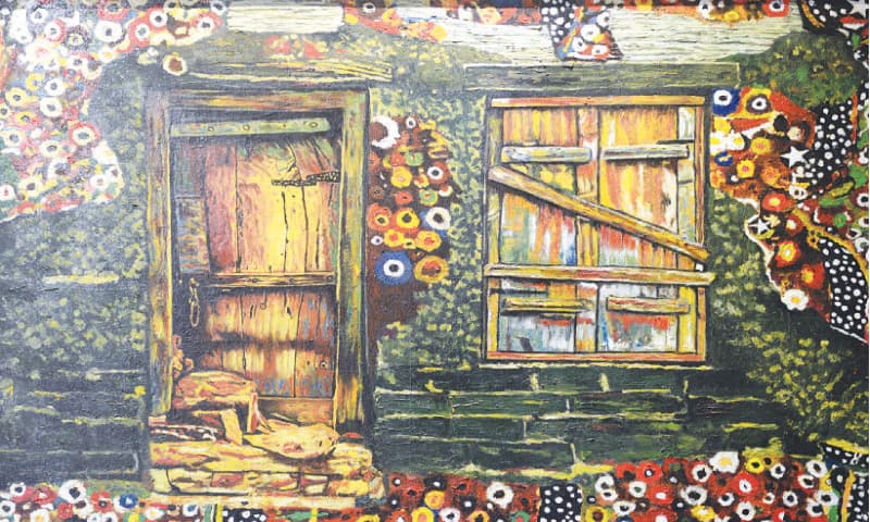 An artwork by Naushad Alam