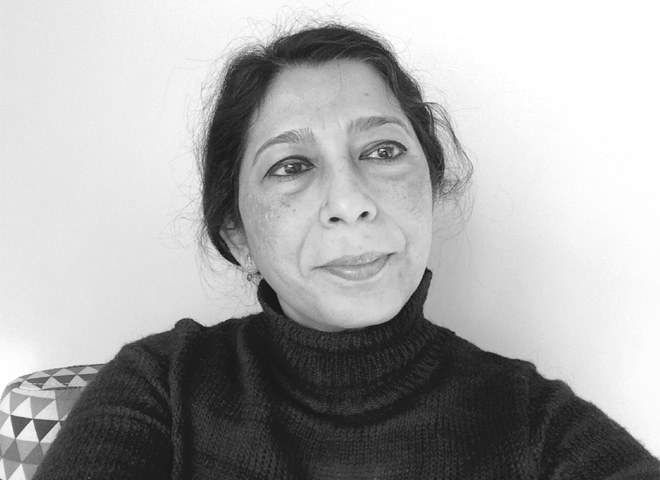 Mehr Afshan Farooqi is associate professor in the Department of Middle Eastern and South Asian Languages and Cultures at the University of Virginia. She is currently writing a commentary on the mustarad kalam of Ghalib.