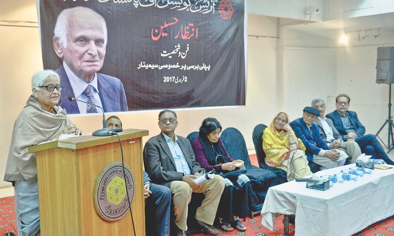 ZEHRA Nigah speaks at the event.—White Star ZEHRA Nigah speaks at the event.—White Star