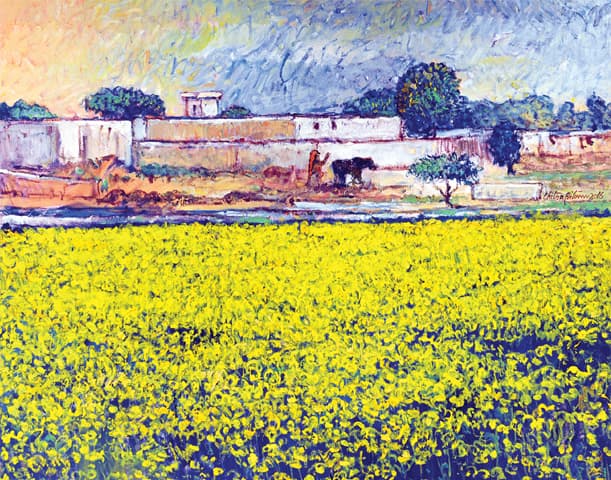 Painting by Chitra Pritam -Photos by White Star