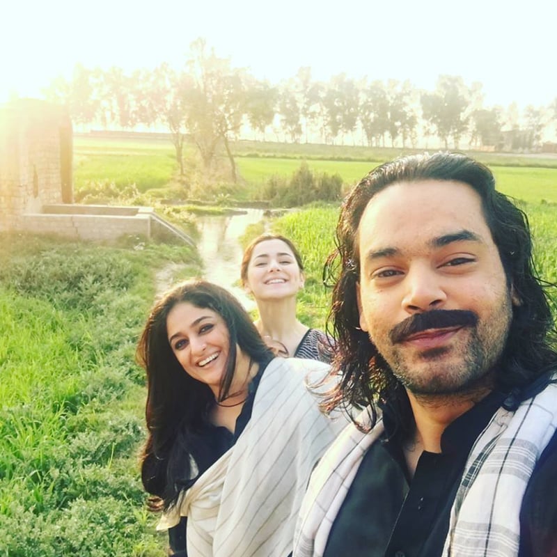 Gohar Rasheed with Nadia Jamil and Hania Amir. Photo: Gohar Rasheed/ Facebook